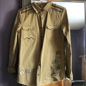 Spell and the Gypsy tan panther jacket